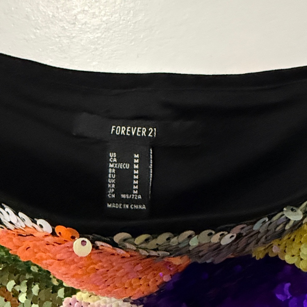 Forever 21 Multicolor Sequin Top - image 2